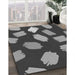 Patterned Gunmetal Gray Rug in Family Room, pat1991gry