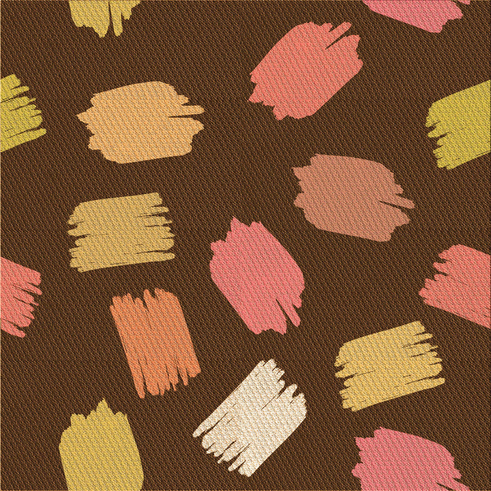 Round Machine Washable Transitional Orange Rug, wshpat1991org