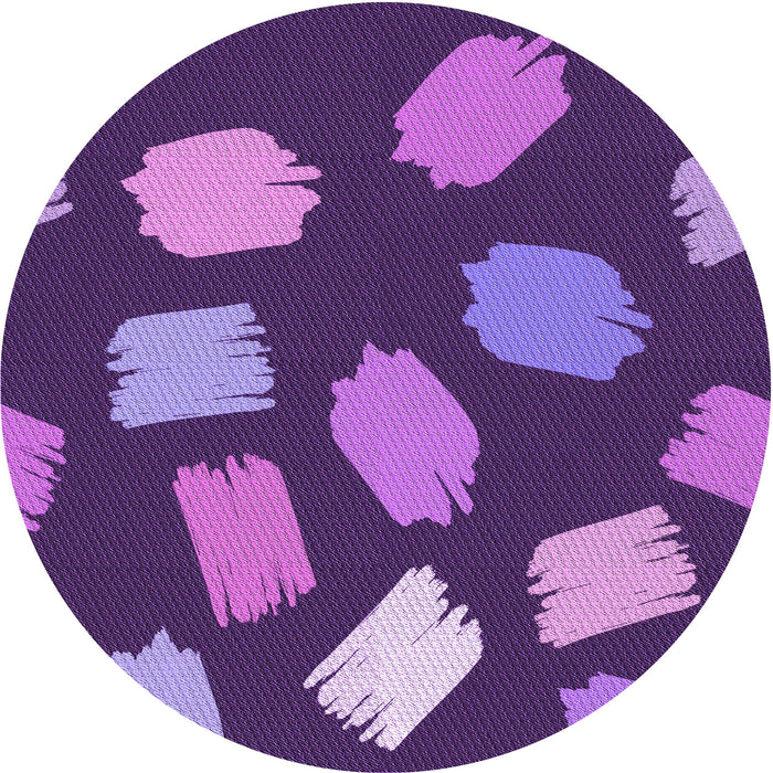 Square Machine Washable Transitional Purple Rug in a Living Room, wshpat1991pur