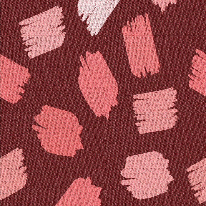 Patterned Cranberry Red Rug, pat1991rd