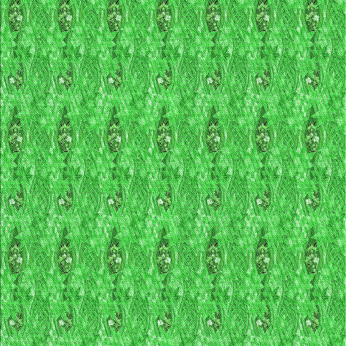 Machine Washable Transitional Neon Green Rug, wshpat1992grn