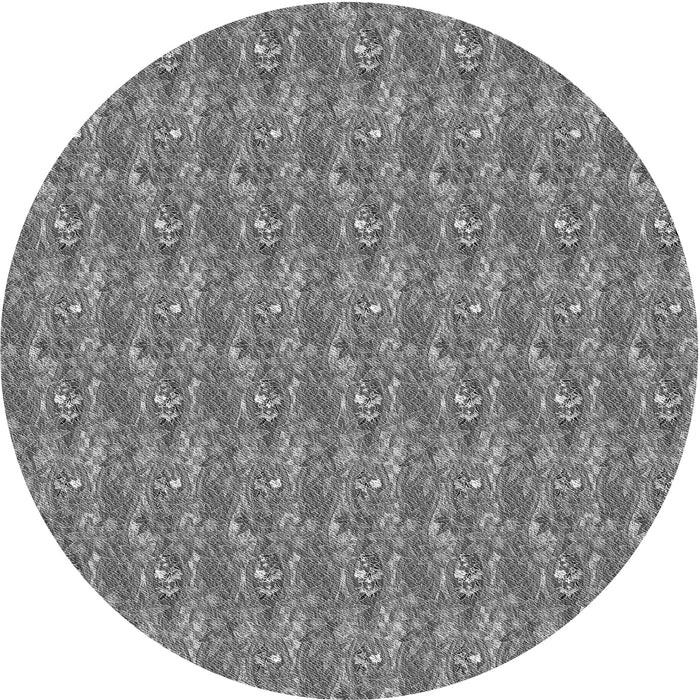 Square Machine Washable Transitional Ash Gray Rug in a Living Room, wshpat1992gry