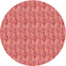 Square Patterned Fire Red Rug, pat1992rd