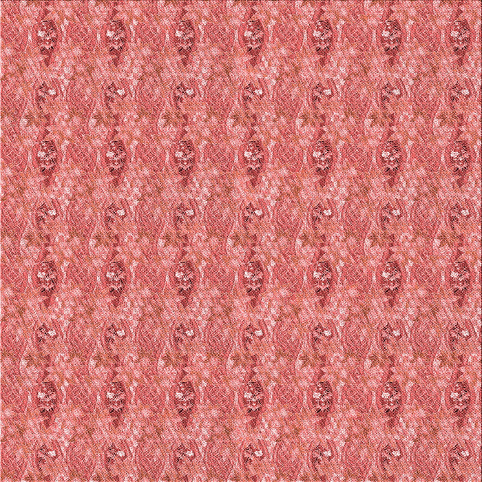 Round Machine Washable Transitional Fire Red Rug, wshpat1992rd