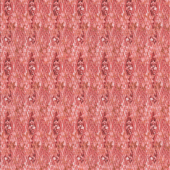 Patterned Fire Red Rug, pat1992rd