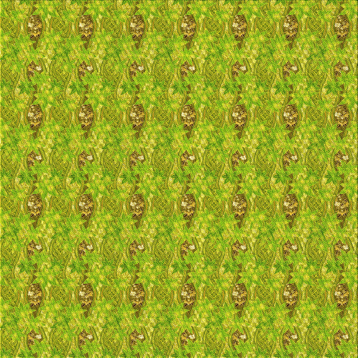 Round Machine Washable Transitional Dark Yellow Green Rug, wshpat1992yw