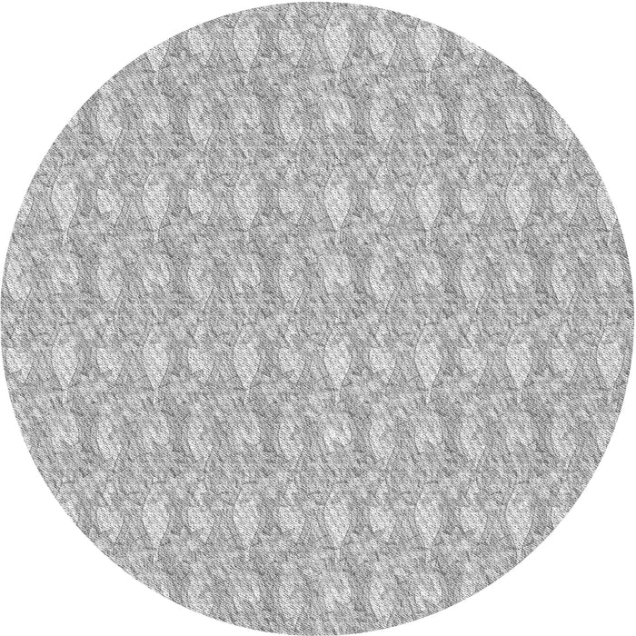 Square Patterned Gunmetal Gray Rug, pat1993gry