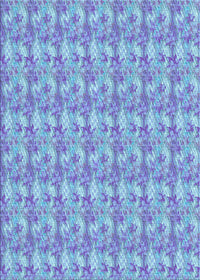 Machine Washable Transitional Diamond Blue Rug, wshpat1993lblu