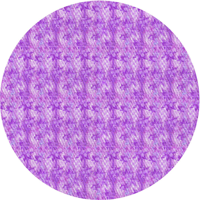 Square Machine Washable Transitional Violet Purple Rug in a Living Room, wshpat1993pur