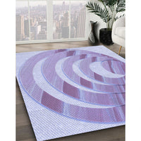 Patterned Purple Rug, pat1994blu