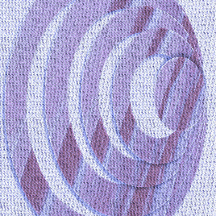 Machine Washable Transitional Purple Rug, wshpat1994blu