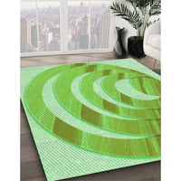 Patterned Jade Green Rug, pat1994grn