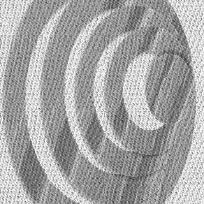 Machine Washable Transitional Platinum Silver Gray Rug, wshpat1994gry