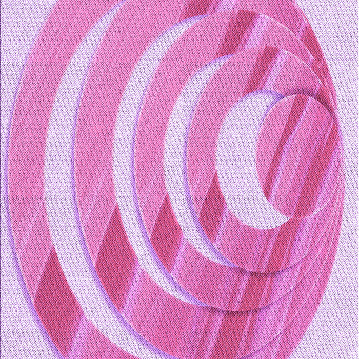 Patterned Blossom Pink Rug, pat1994pur