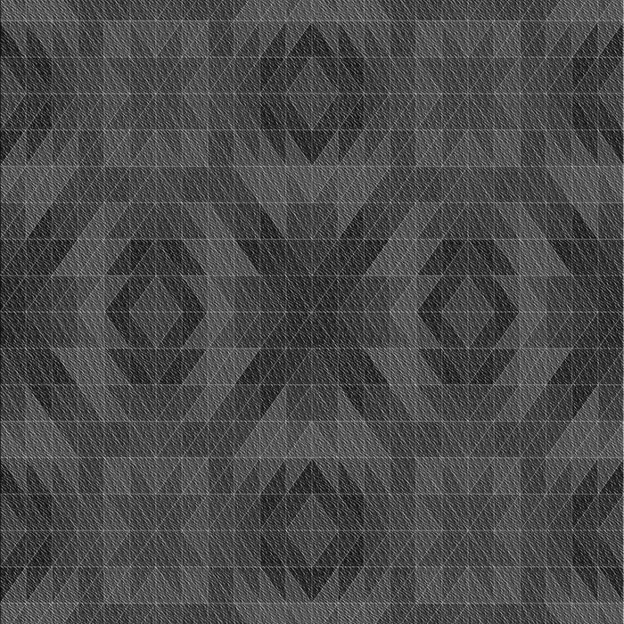 Patterned Charcoal Black Rug, pat1995gry