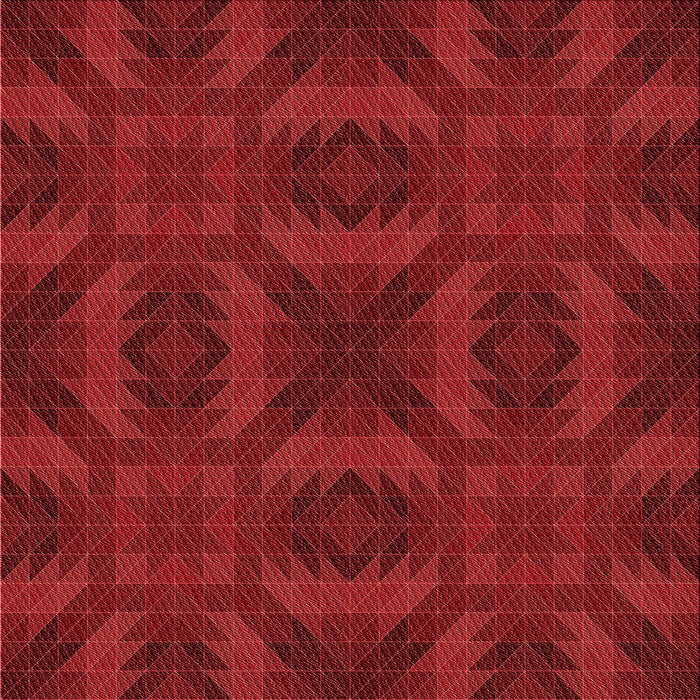 Round Patterned Red Rug, pat1995rd