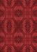 Patterned Red Rug, pat1995rd