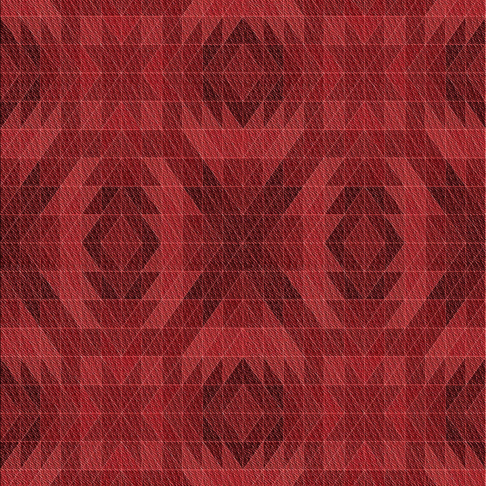 Patterned Red Rug, pat1995rd