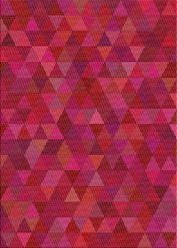 Patterned Pink Novelty Rug, pat1996