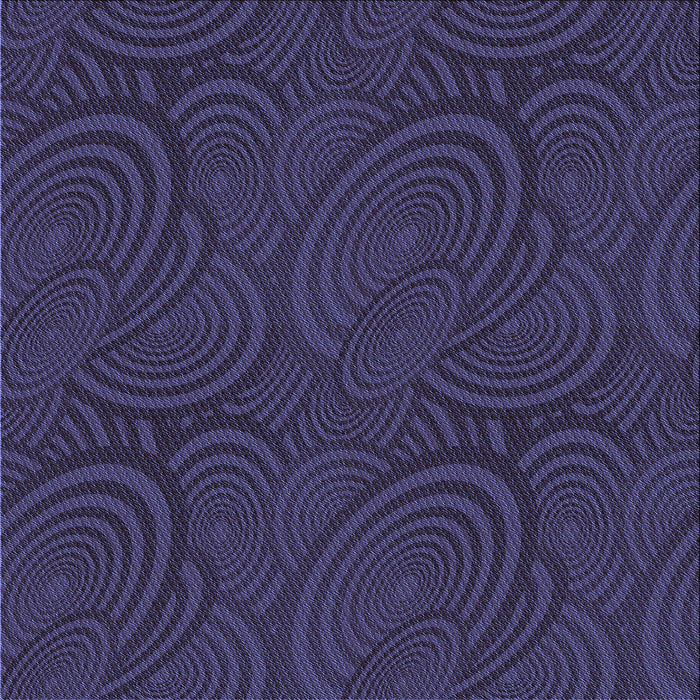 Round Machine Washable Transitional Slate Blue Rug, wshpat1997blu