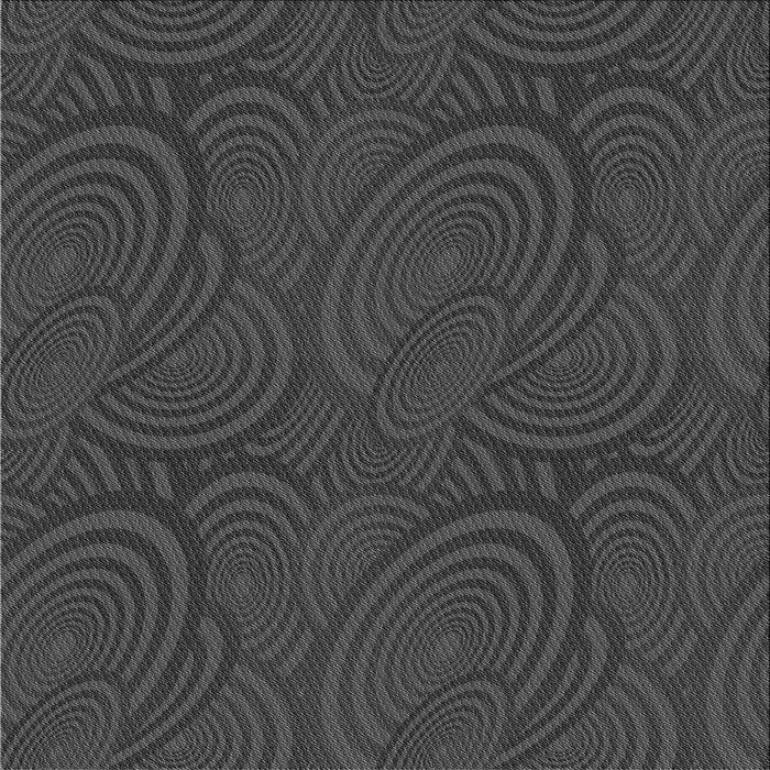 Round Machine Washable Transitional Ash Gray Rug, wshpat1997gry