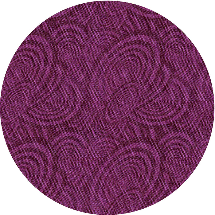 Square Machine Washable Transitional Medium Violet Red Pink Rug in a Living Room, wshpat1997pur