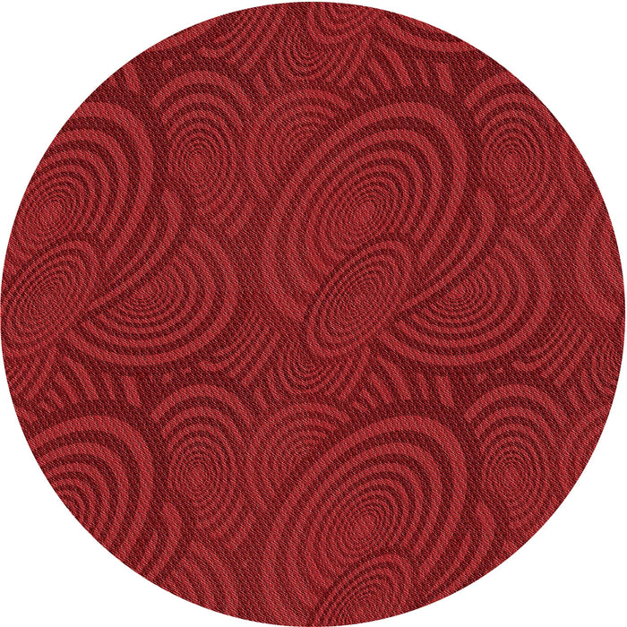 Square Patterned Red Rug, pat1997rd