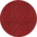 Square Machine Washable Transitional Red Rug in a Living Room, wshpat1997rd