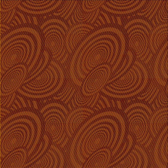 Round Machine Washable Transitional Mahogany Brown Rug, wshpat1997yw