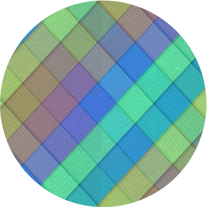 Square Machine Washable Transitional Slate Blue Grey Blue Rug in a Living Room, wshpat1998lblu