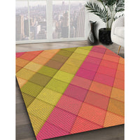 Patterned Yellow Rug, pat1998org