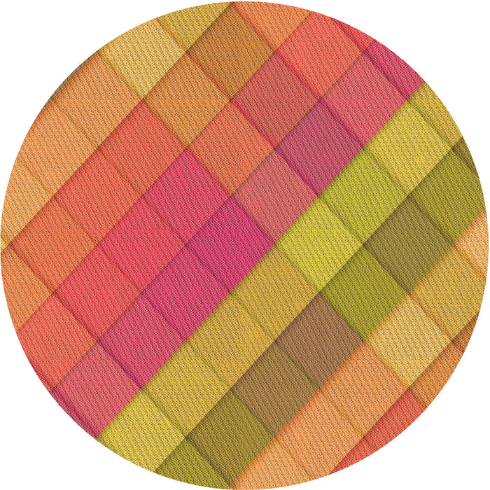 Square Machine Washable Transitional Yellow Rug in a Living Room, wshpat1998org