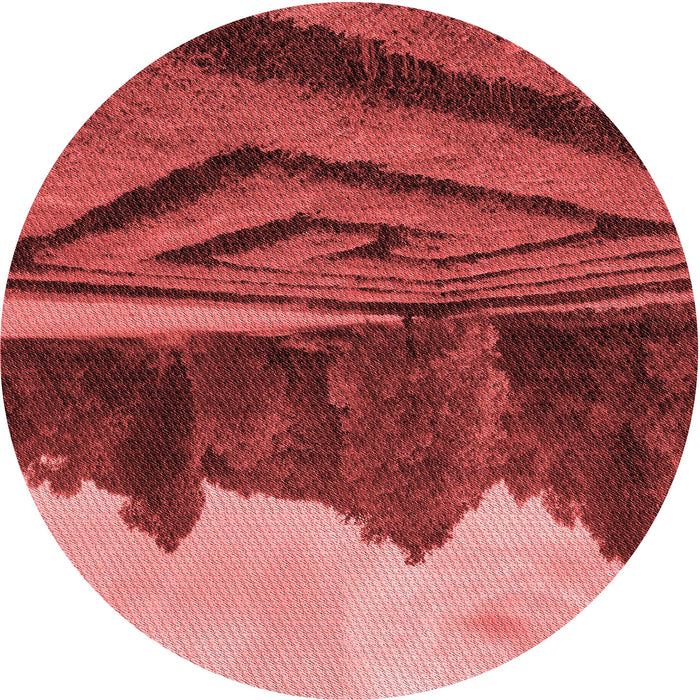 Square Patterned Red Rug, pat1999rd