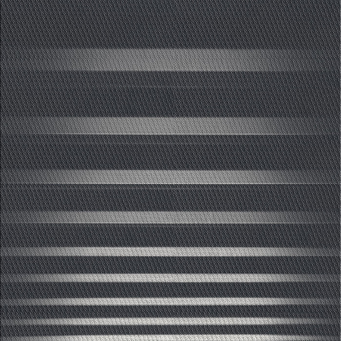 Patterned Charcoal Black Novelty Rug, pat19