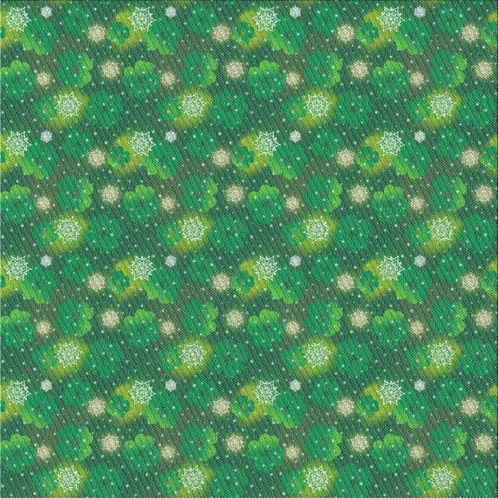 Sideview of Patterned Green Abstract Machine Washable Rug, wshpat1