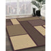 Machine Washable Transitional Peru Brown Rug in a Family Room, wshpat2brn