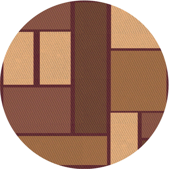 Square Machine Washable Transitional Orange Rug in a Living Room, wshpat2org