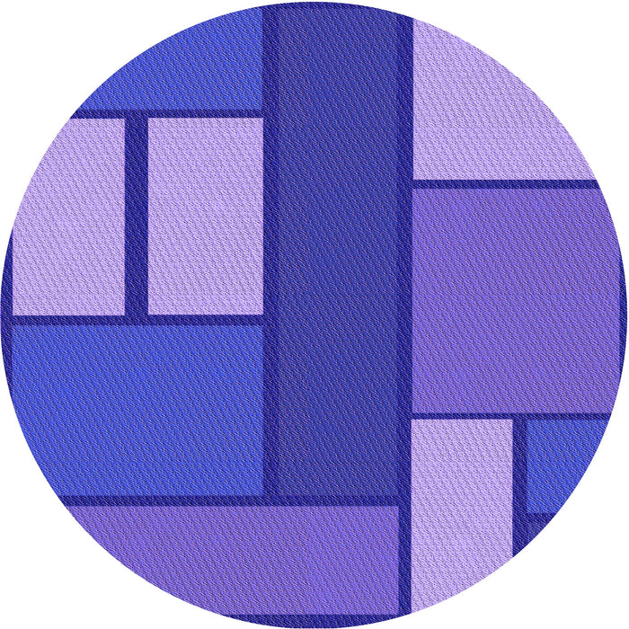 Square Machine Washable Transitional Purple Mimosa Purple Rug in a Living Room, wshpat2pur