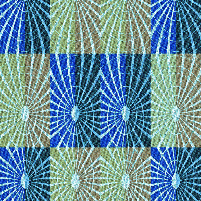 Patterned Blue Rug, pat20lblu