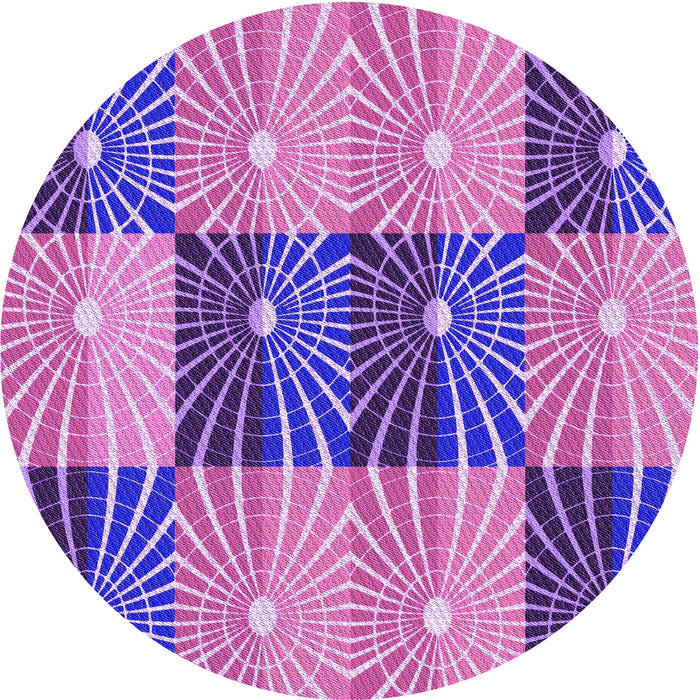 Square Machine Washable Transitional Violet Purple Rug in a Living Room, wshpat20pur