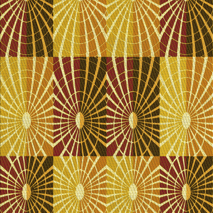 Patterned Mahogany Brown Rug, pat20yw