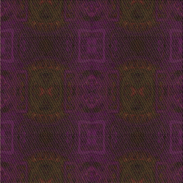 Round Patterned Sepia Brown Rug, pat200brn