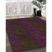 Machine Washable Transitional Sepia Brown Rug in a Family Room, wshpat200brn