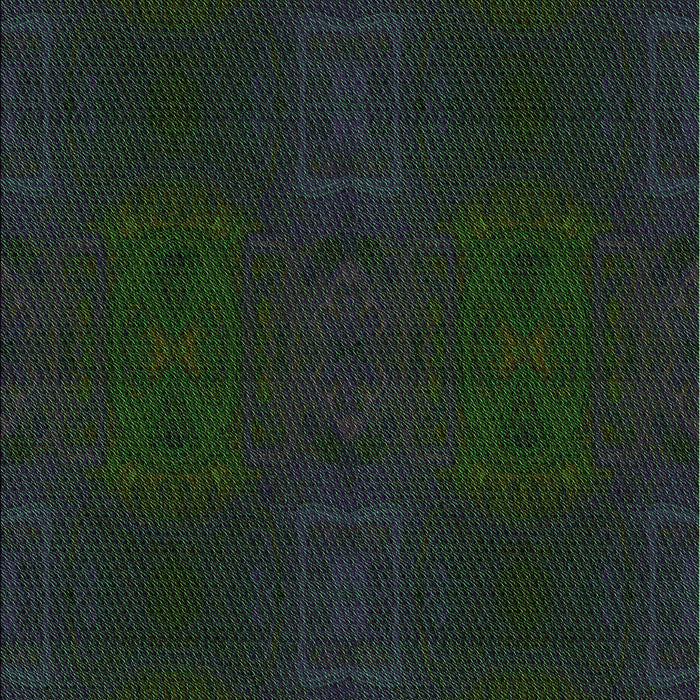 Patterned Medium Forest Green Rug, pat200grn