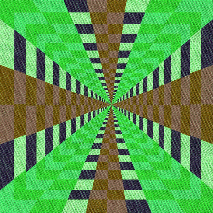 Round Machine Washable Transitional Neon Green Rug, wshpat2000grn