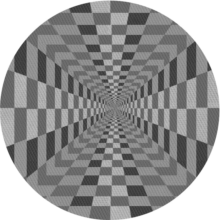 Square Machine Washable Transitional Grey Gray Rug in a Living Room, wshpat2000gry