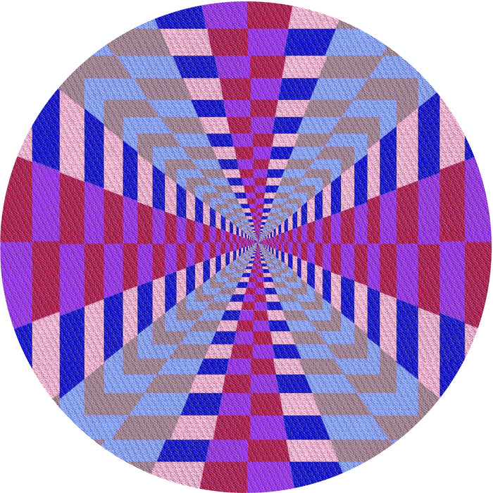 Square Machine Washable Transitional Purple Rug in a Living Room, wshpat2000pur