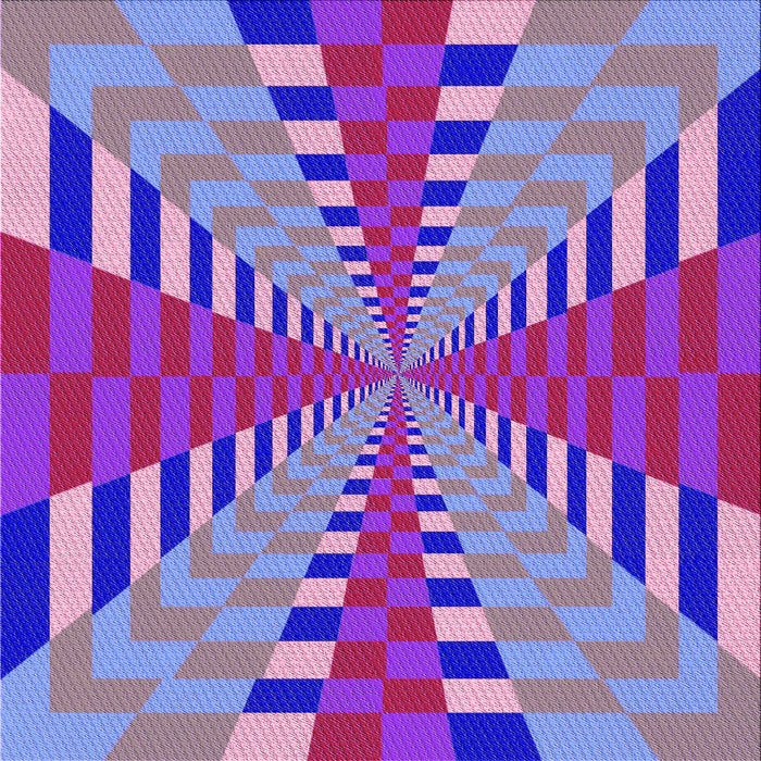 Round Machine Washable Transitional Purple Rug, wshpat2000pur