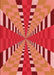 Patterned Red Rug, pat2000rd