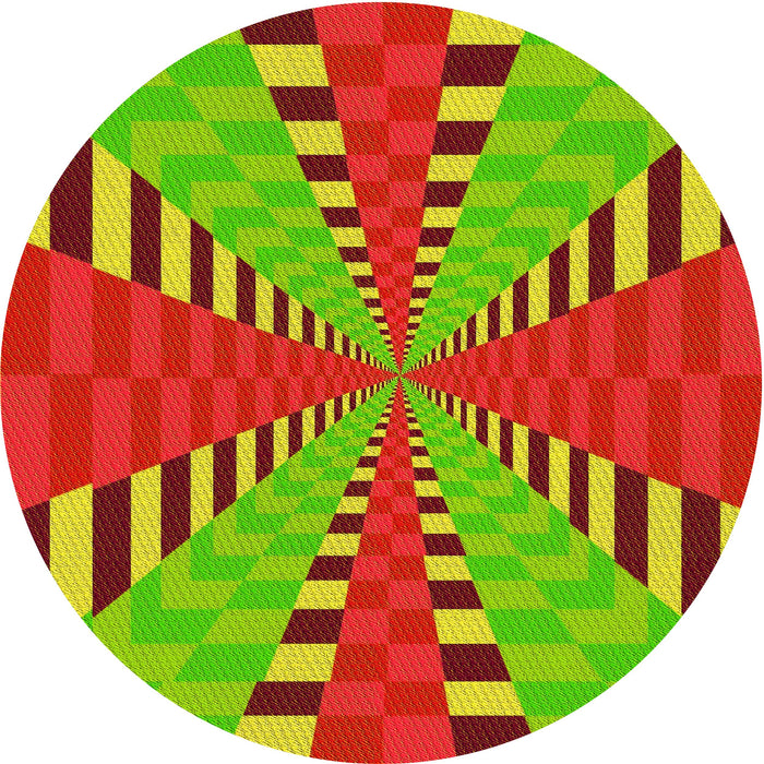 Square Machine Washable Transitional Red Rug in a Living Room, wshpat2000yw